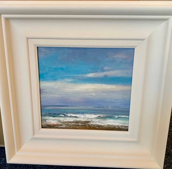 - Oil on Board, Painting by David Rust, measuring 20 x 20 cm (H x W) framed at 38 x 39 cm £410